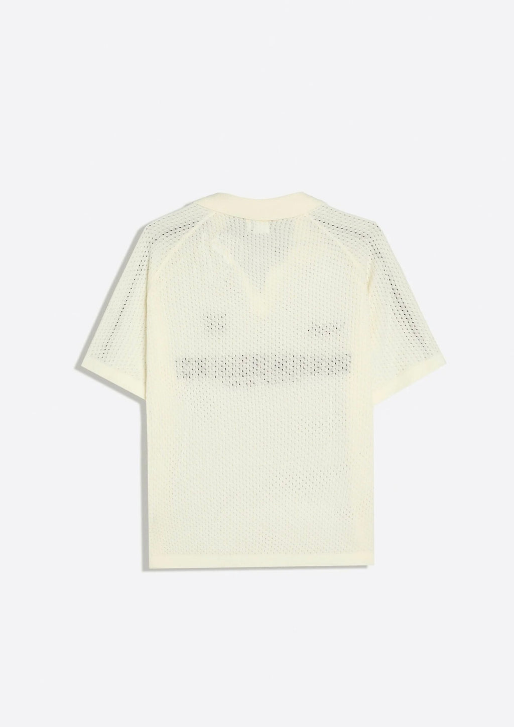 MESH POLO SHIRT- BERSHKA