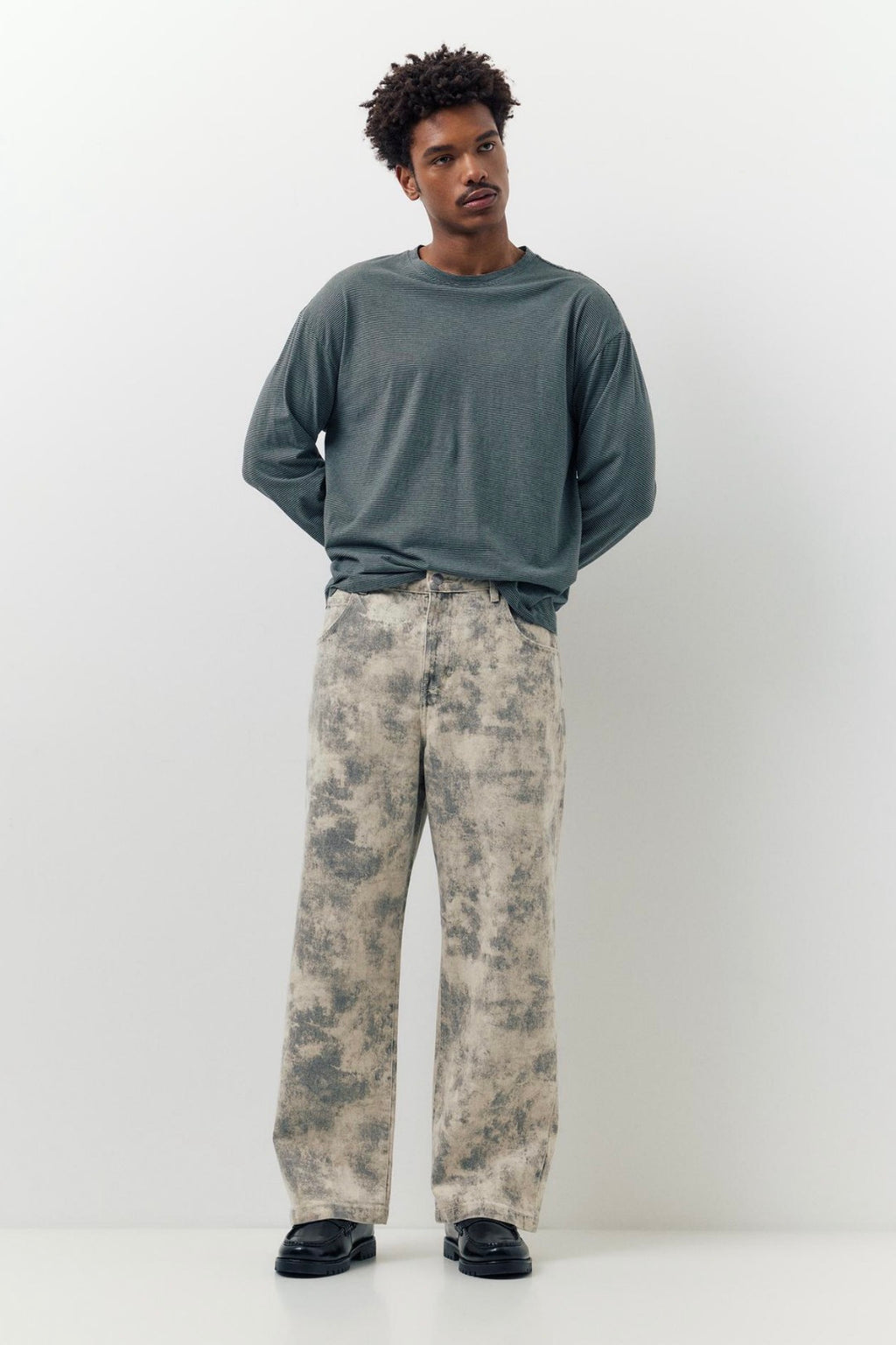 PRINTED JEANS - P&B