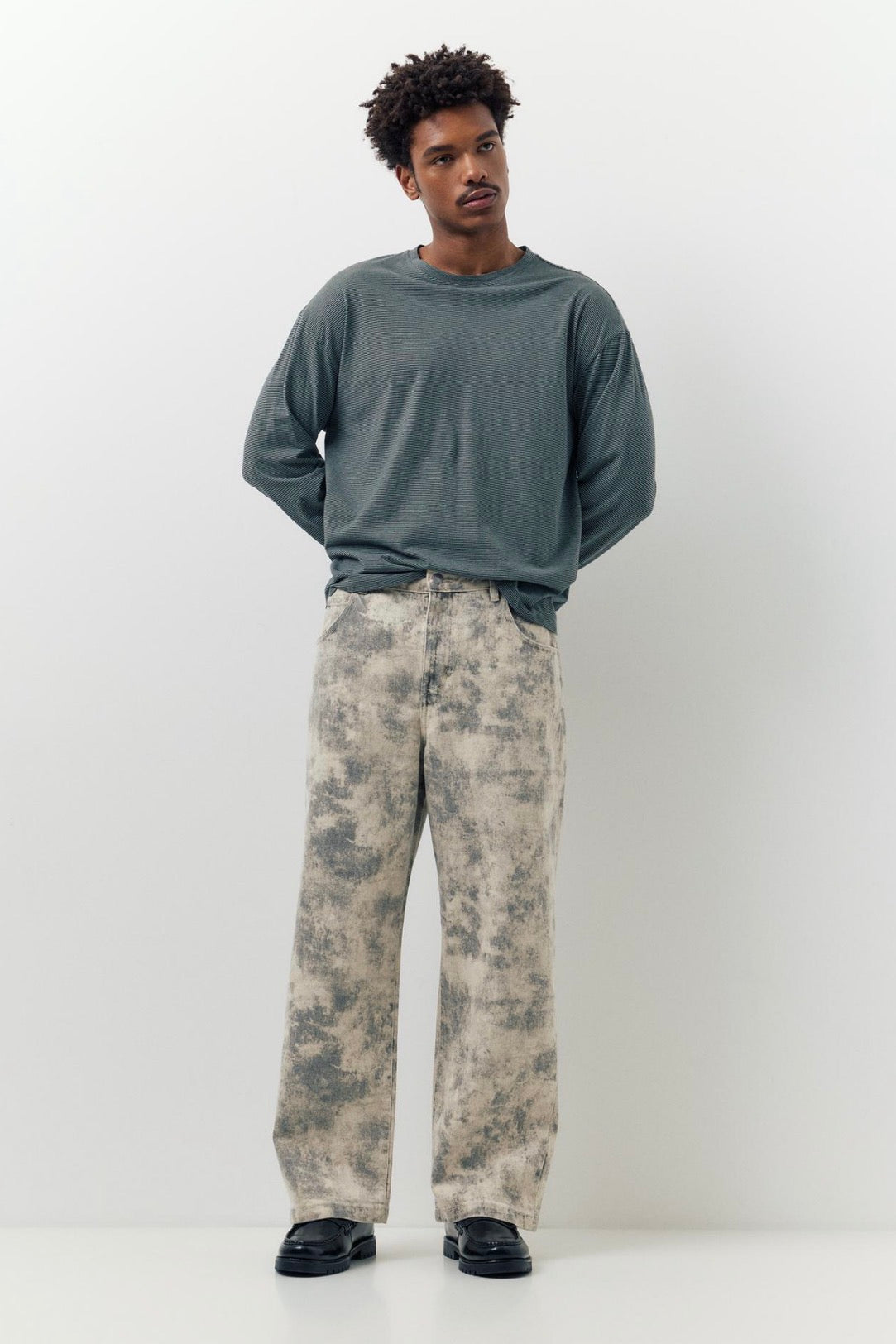 PRINTED JEANS - P&B
