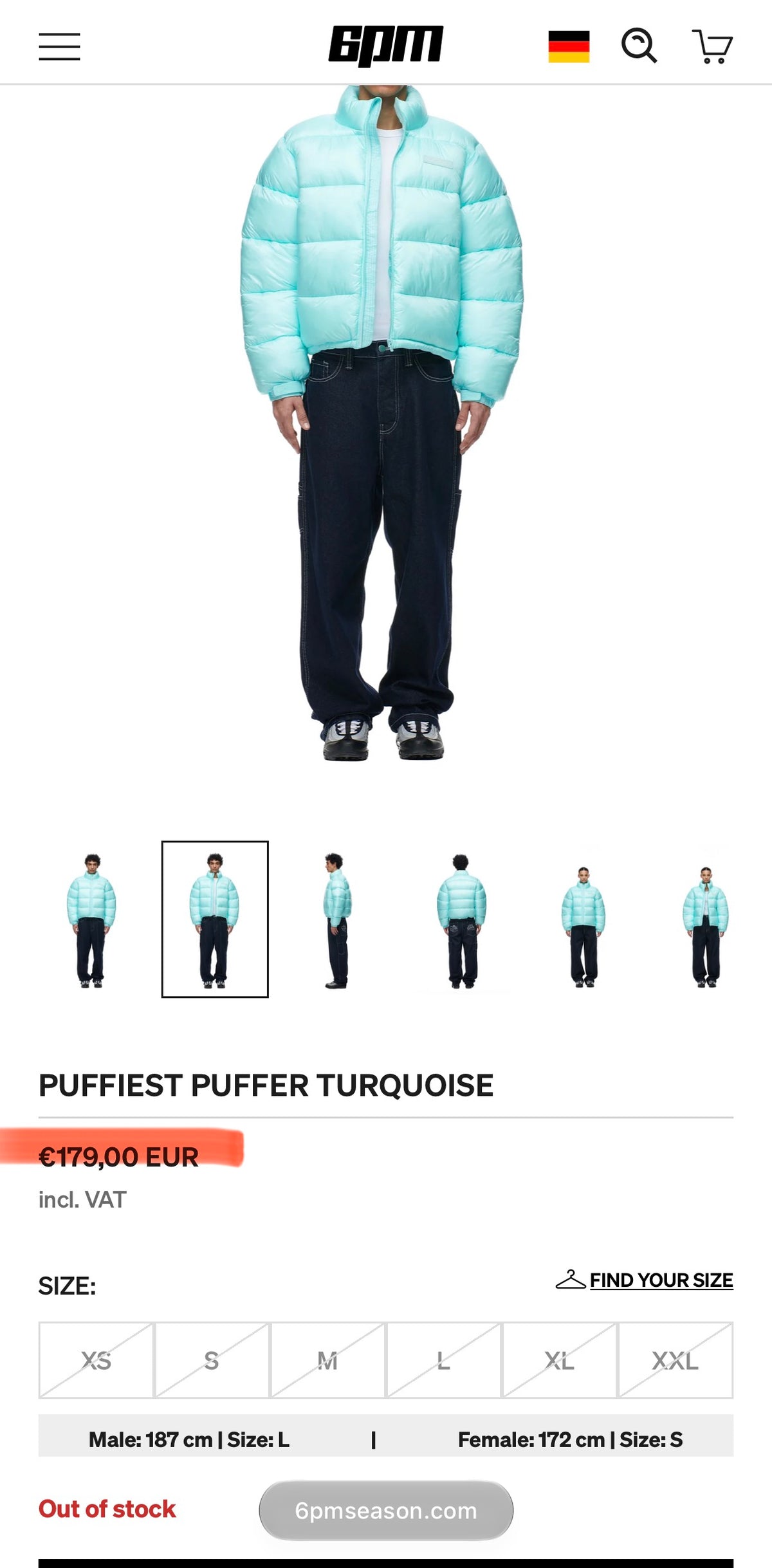PUFFIEST PUFFER TURQUOISE