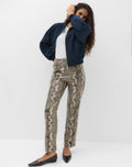 Faux Leather High Waisted Straight
Leg Trousers