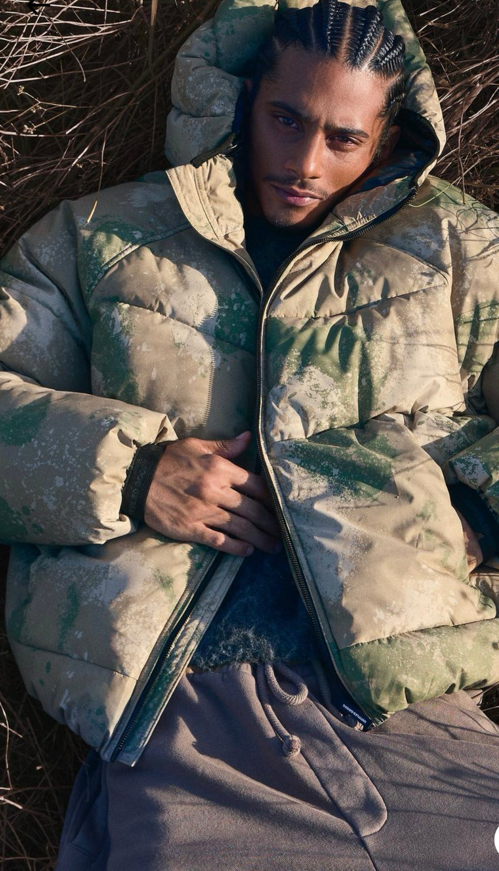 Hooded puffer jacket