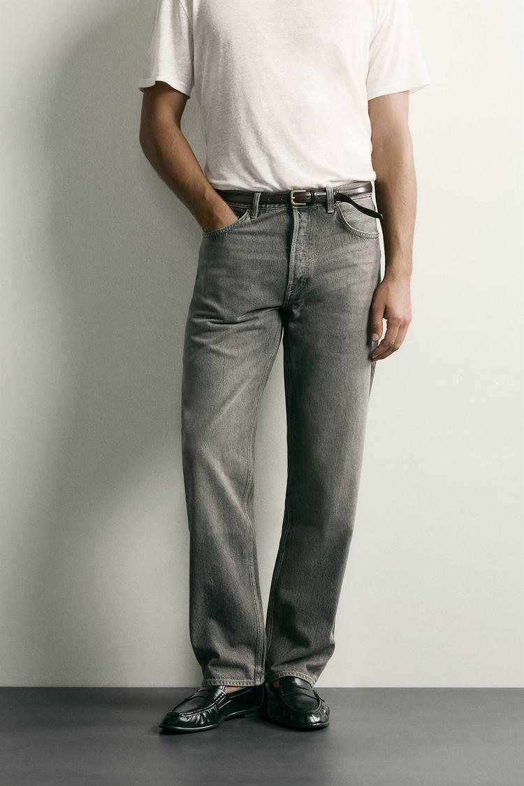 STRAIGHT- LEG JEANS - ZARA