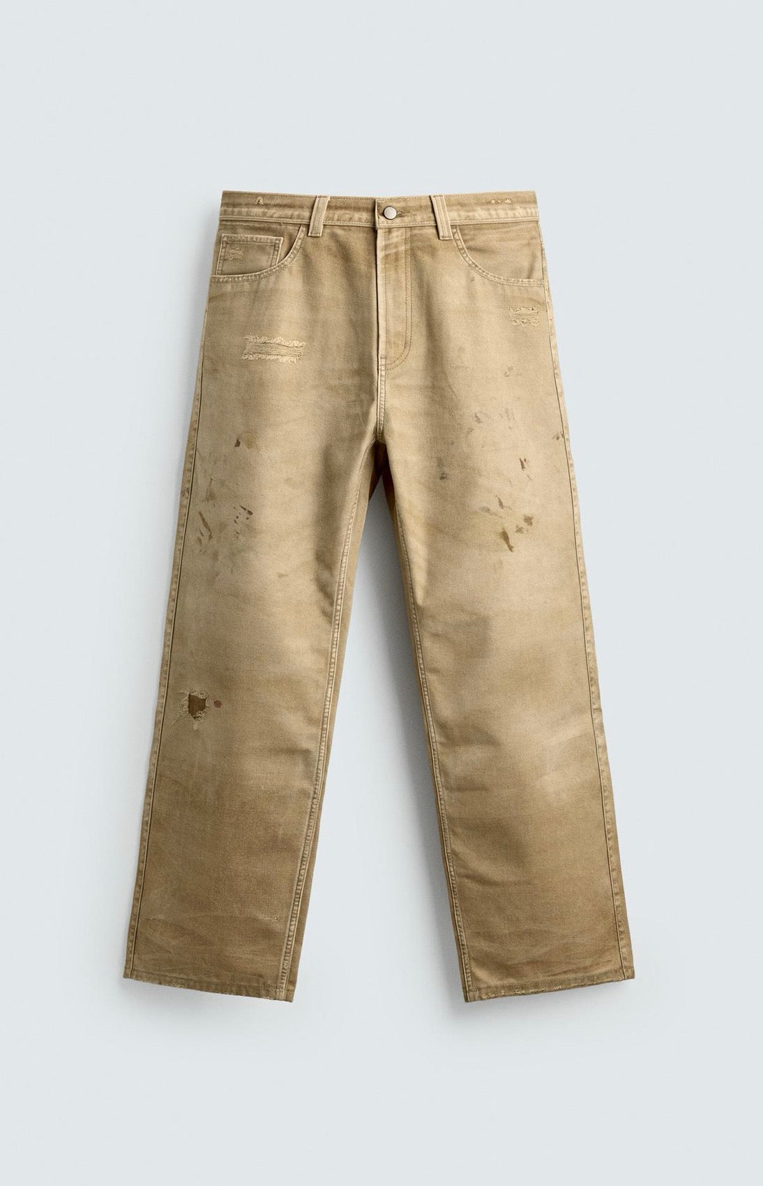 WASHED PRINTED TROUSERS - ZARA