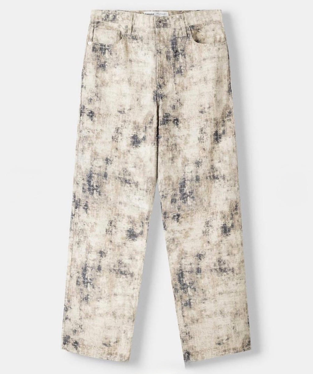 PRINTED TROUSERS - BERSHKA