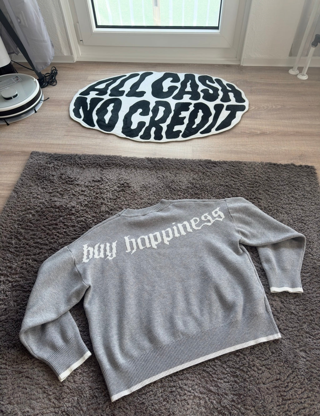 Gris Pullover