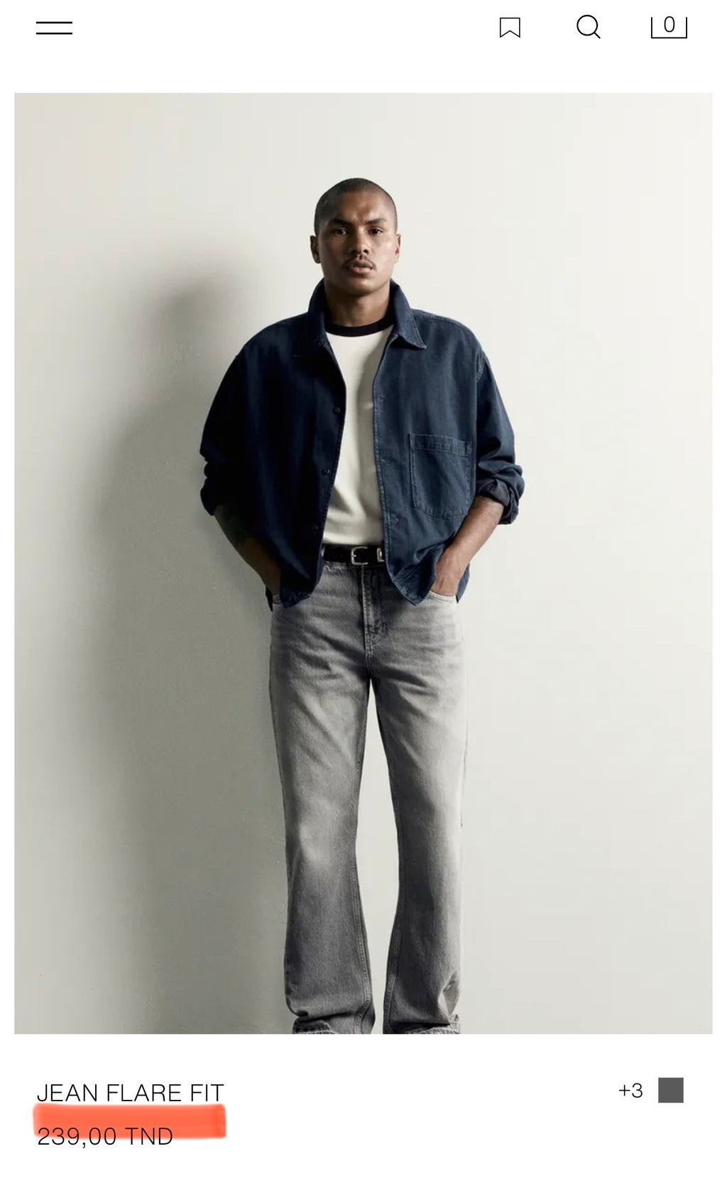 ZARA FLARED JEANS
