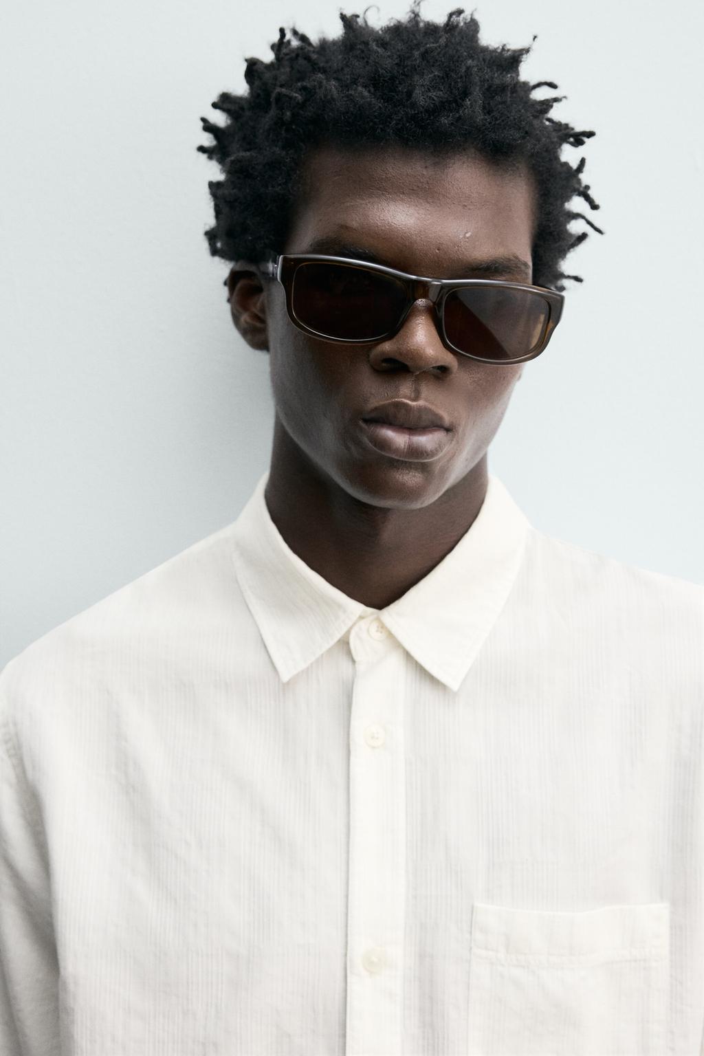 TEXTURED FLOWED SHIRT - ZARA