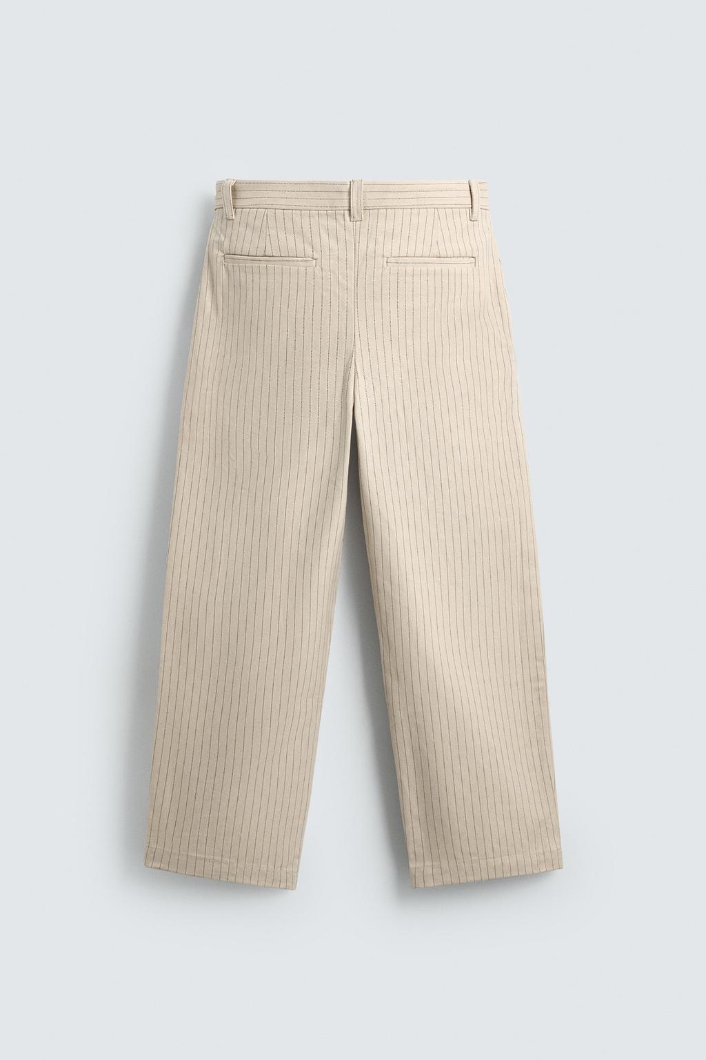 RELAXED FIT TROUSERS - ZARA