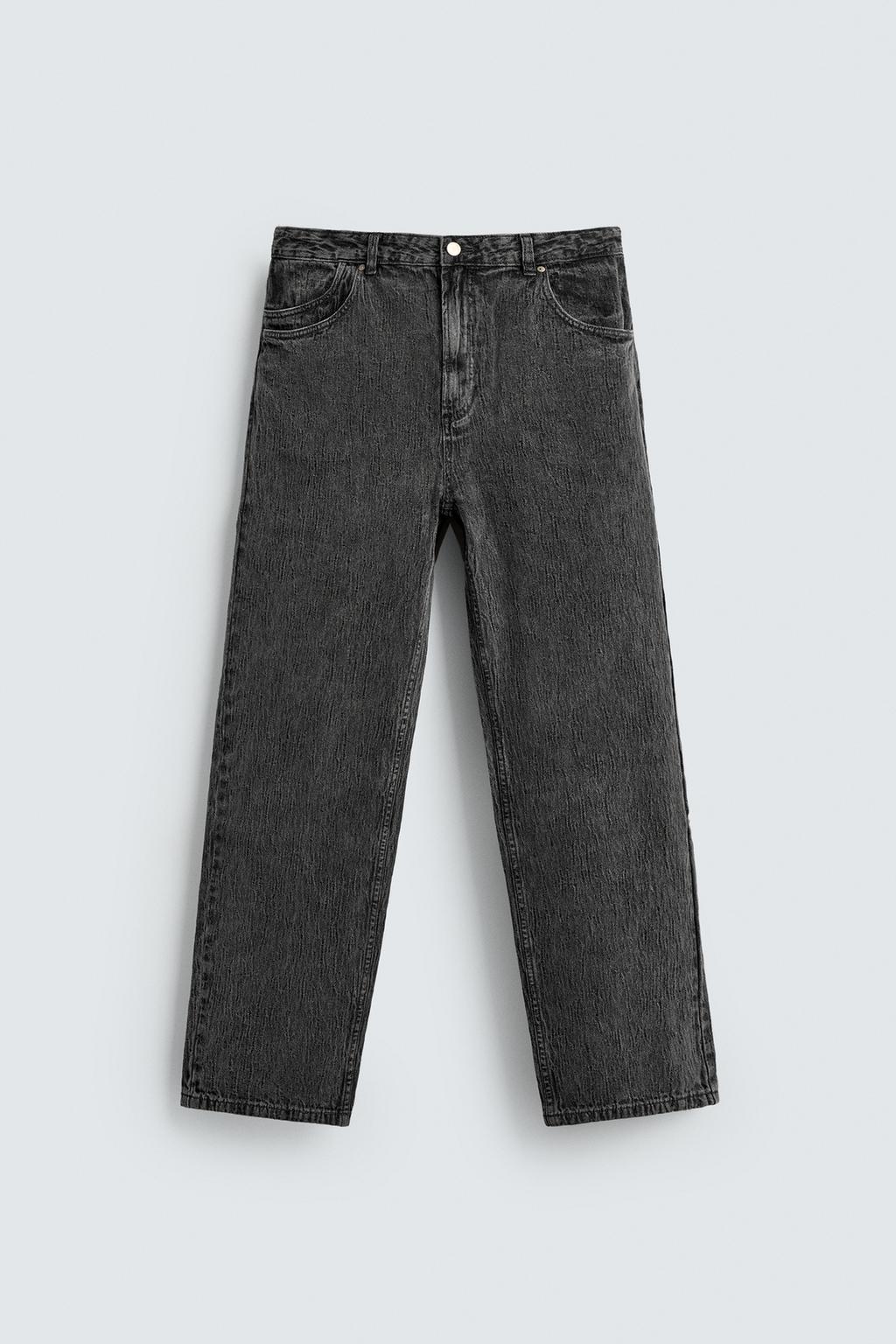 JACQUARD STRAIGHT-LEG
TROUSERS-ZARA