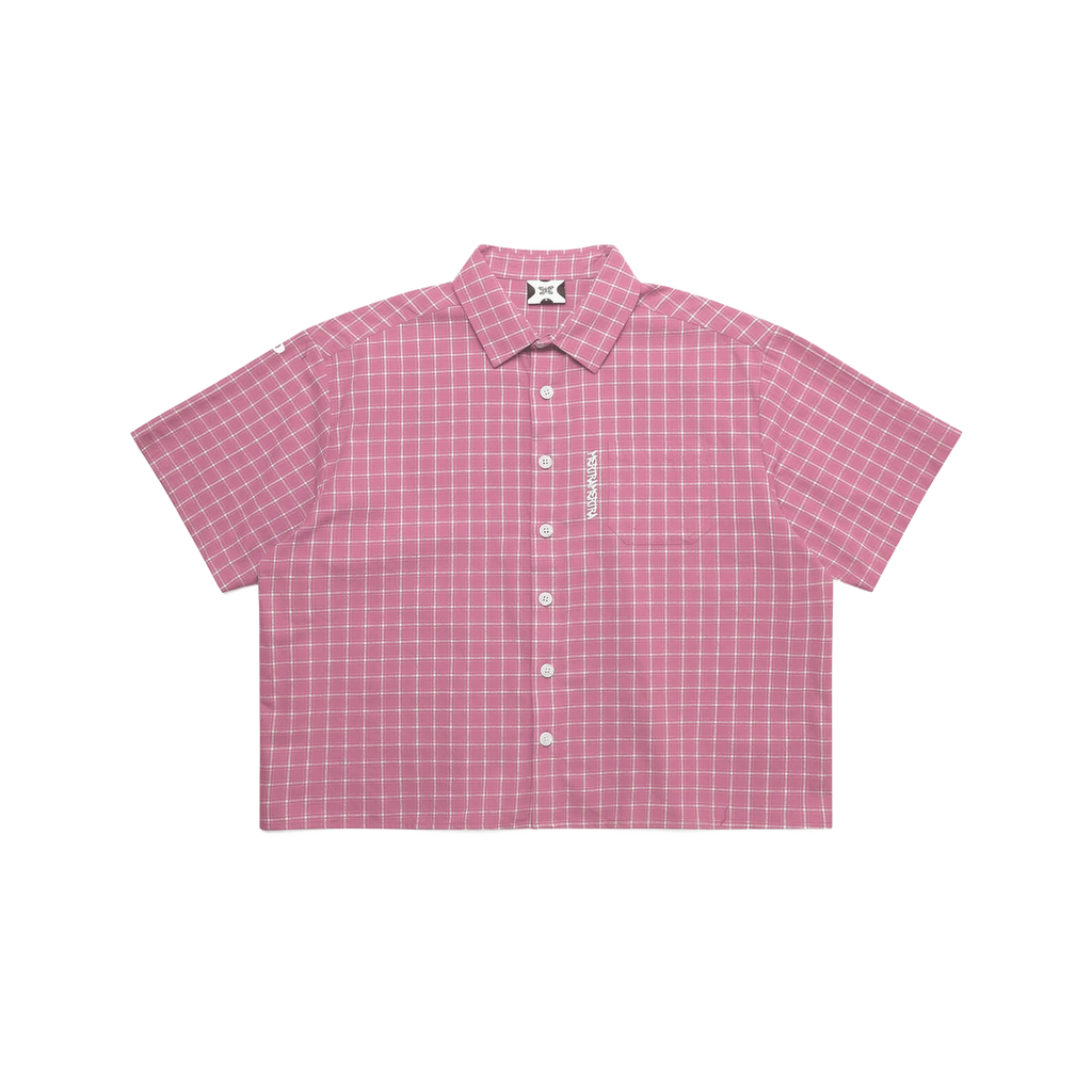 Mertra Plaid Shirt (Pink)