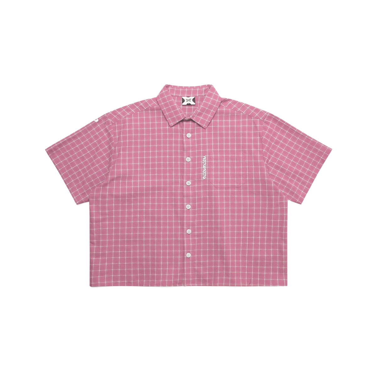Mertra Plaid Shirt (Pink)