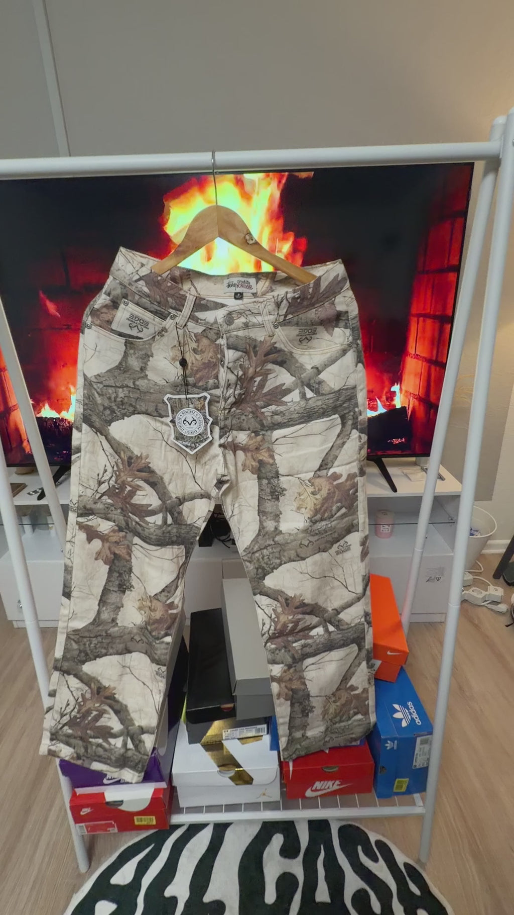 Stüssy printed jeans
