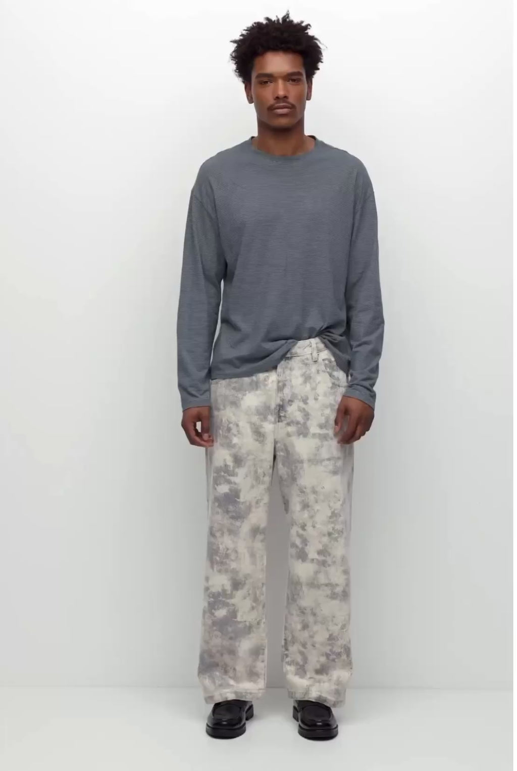 PRINTED JEANS - P&B
