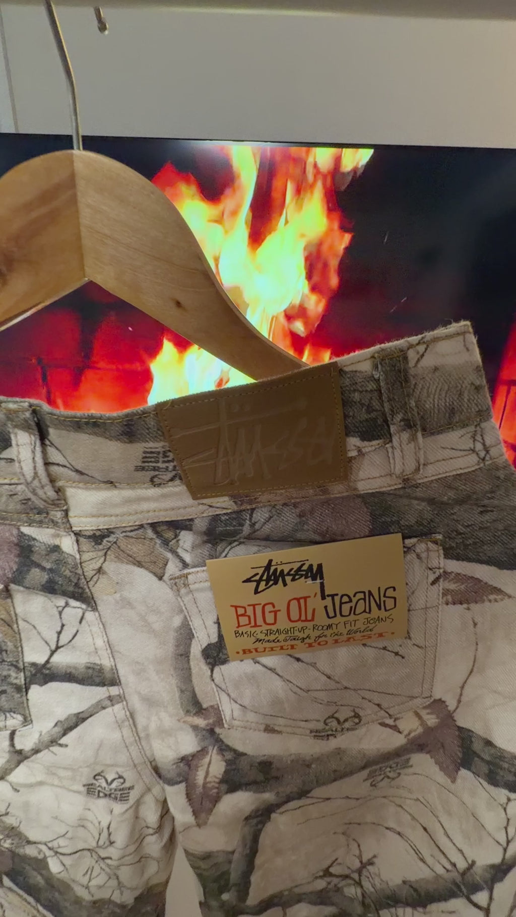 Stüssy printed jeans